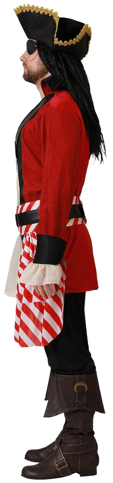 Disfraz de Pirata Caribeño Elegante para Hombre Pirata Atosa